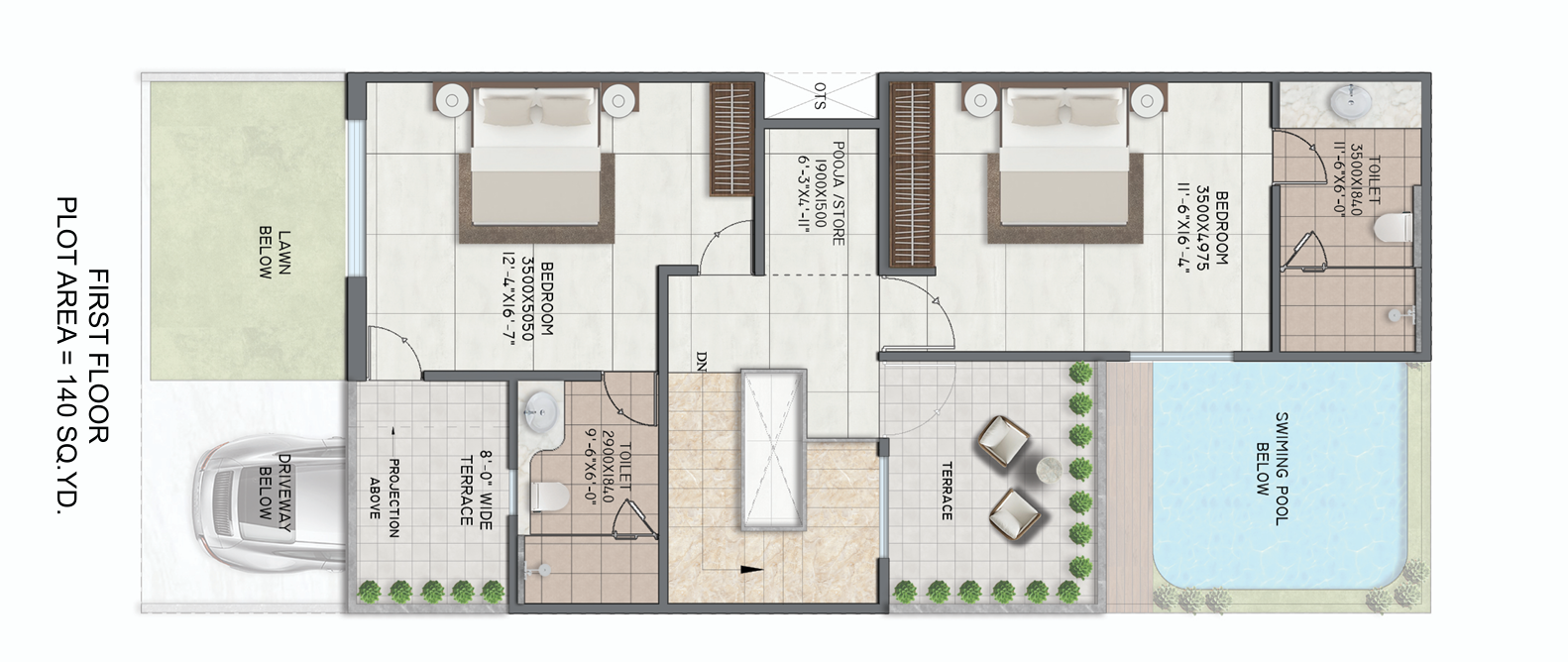 Shri Vrinda Aaradhya Villa Type 1