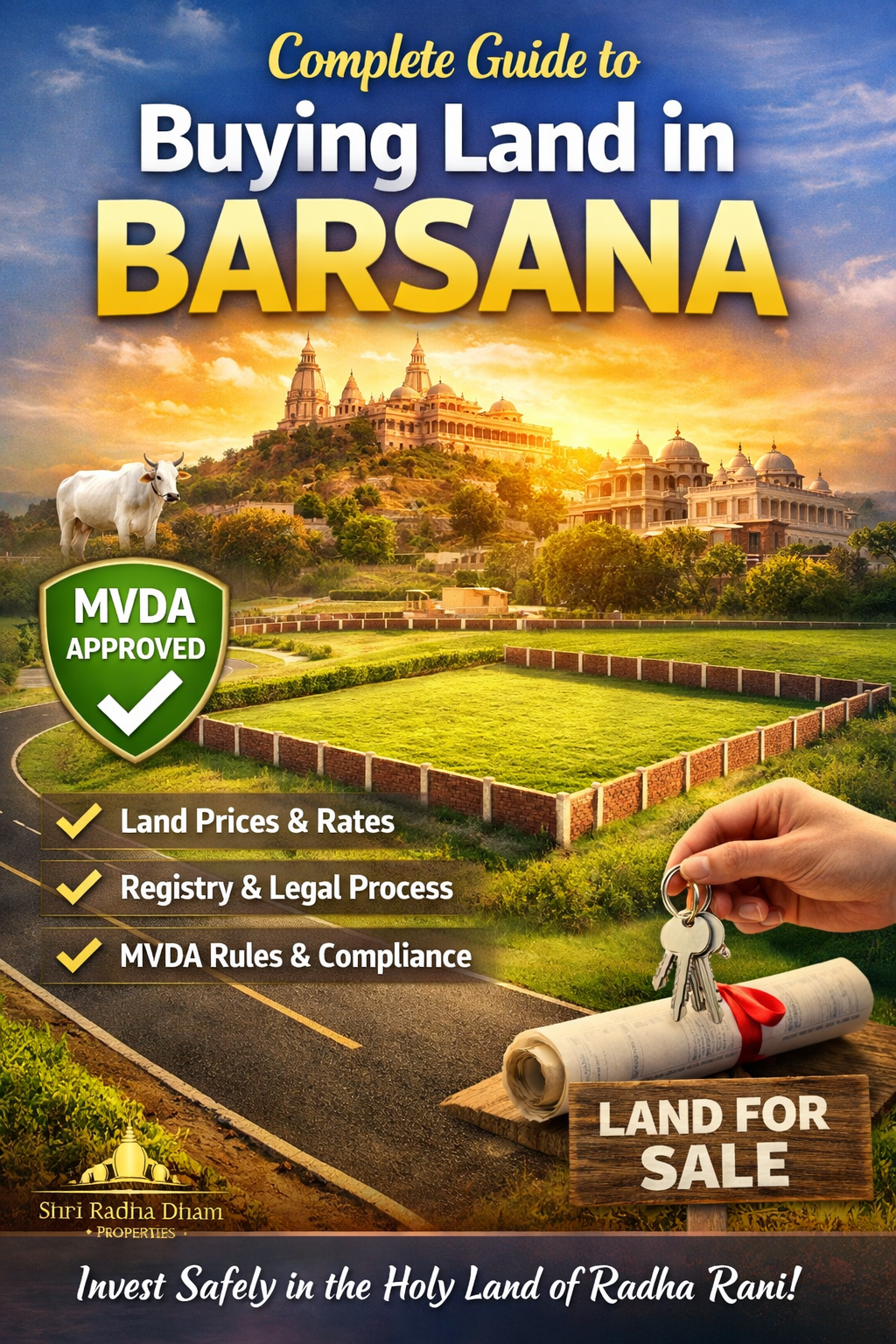 Complete Guide to Buying Land in Barsana – Prices, Registry & Legal Process