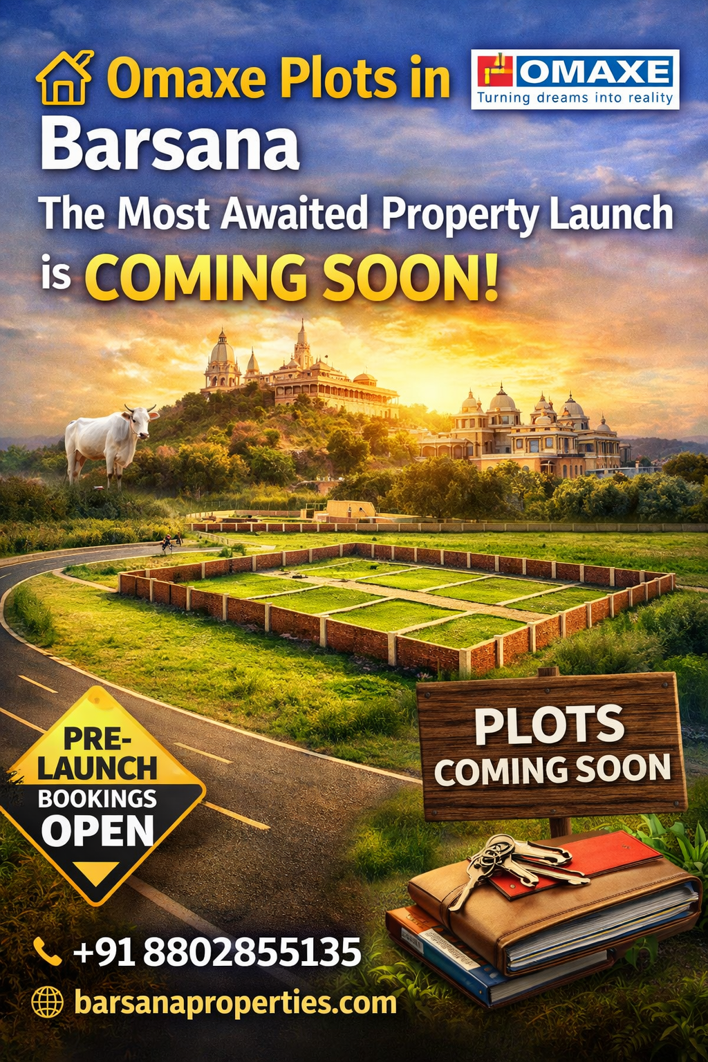 Omaxe Plots in Barsana – Grand Launch Coming Soon | RERA & MVDA Approved